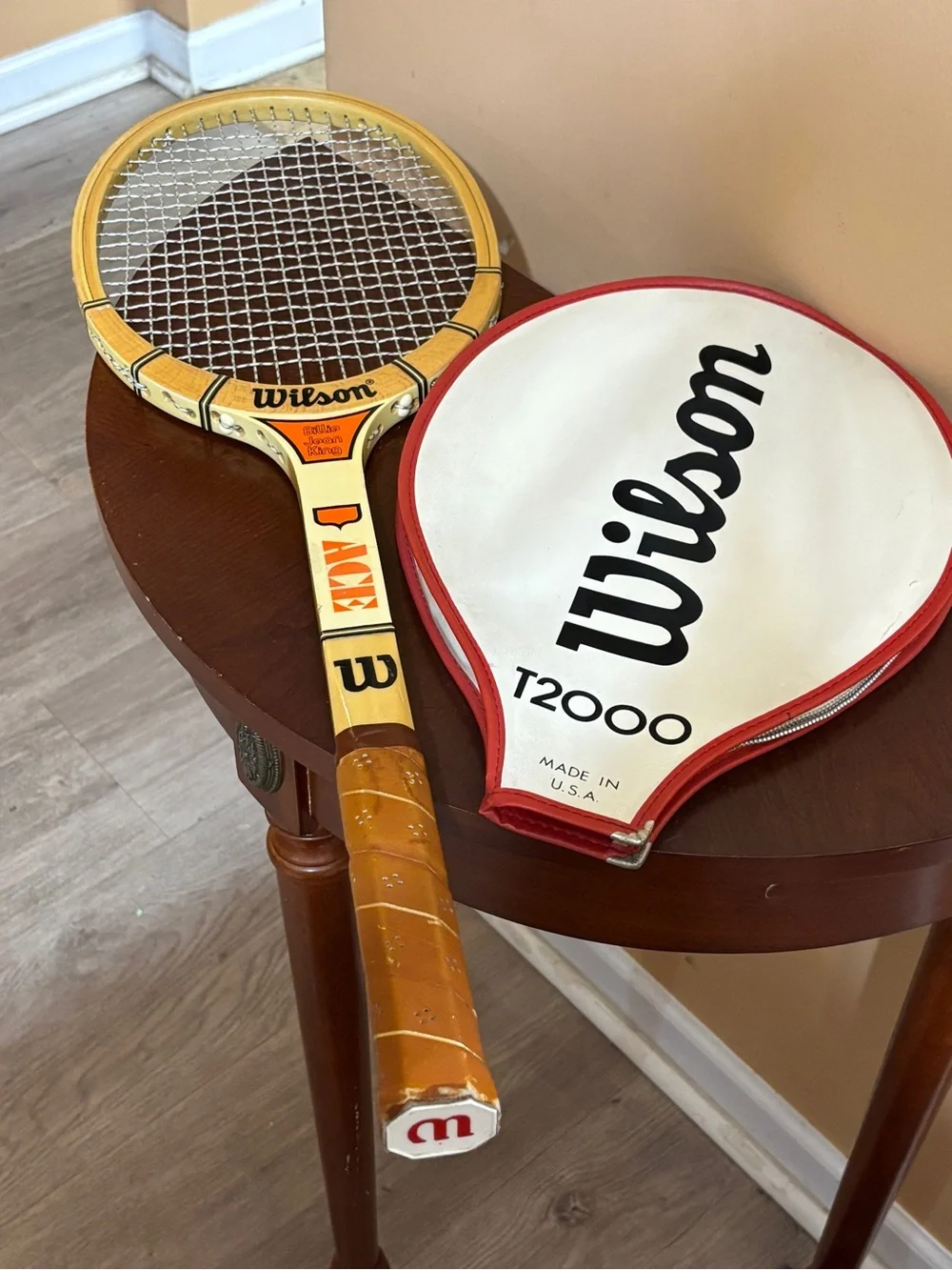 Wilson Billie Jean King ACE Strata-Bow Vintage Tennis Racket - Picture 11 of 15